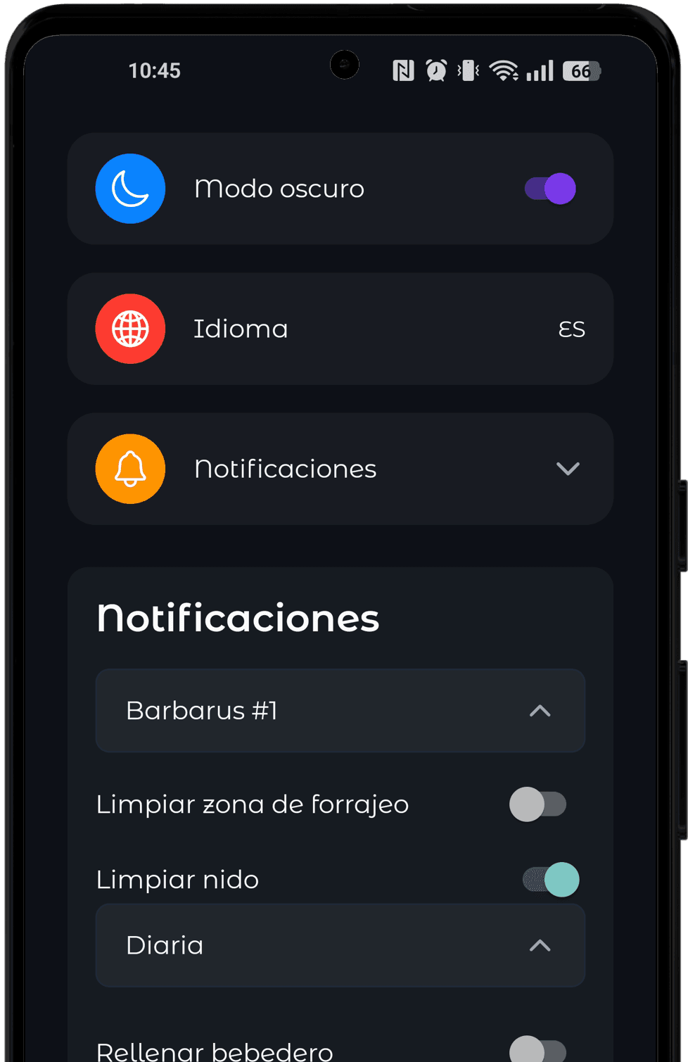 Notificaciones y recordatorios personalizados