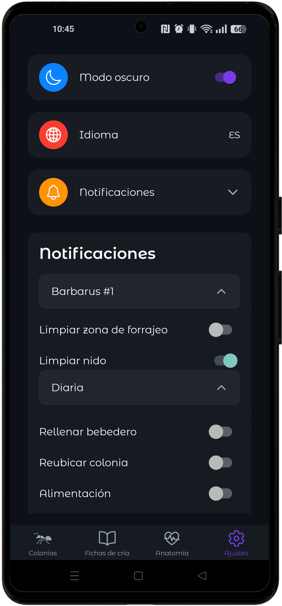 Notificaciones y recordatorios personalizados